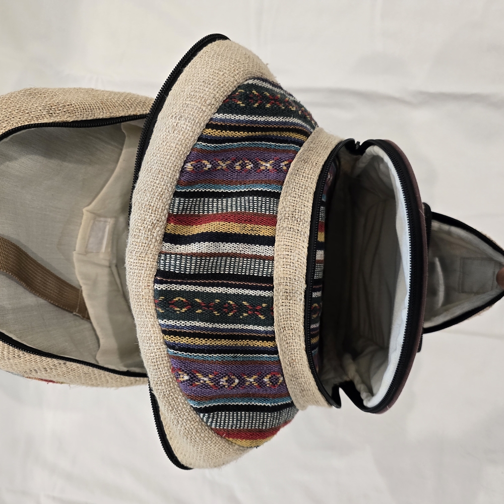 Hand Crafted Multicolor Backpack - image 3